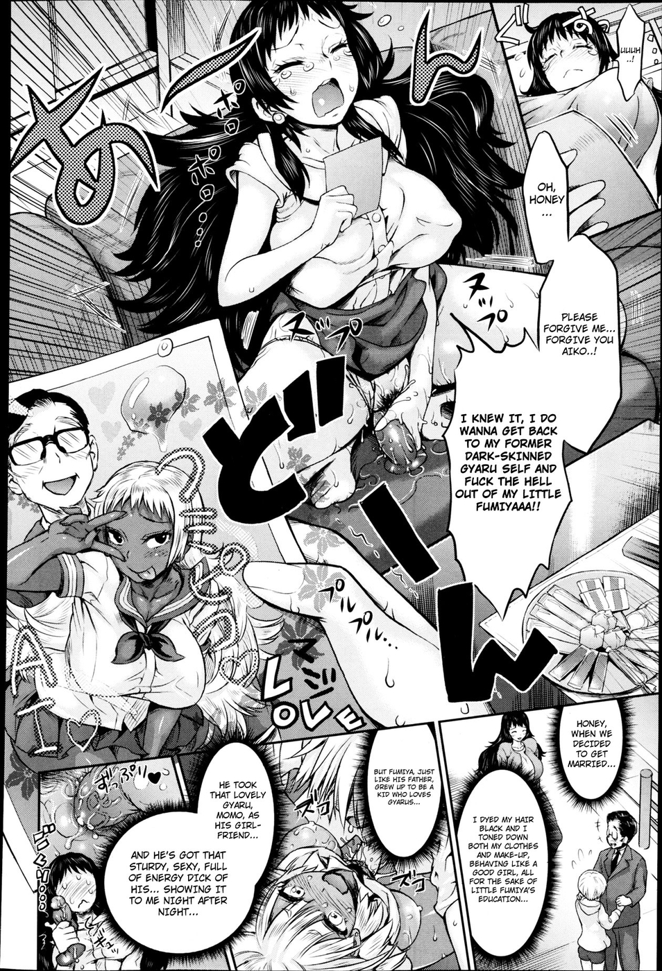 Hentai Manga Comic-Mom And Gyaru-Read-4